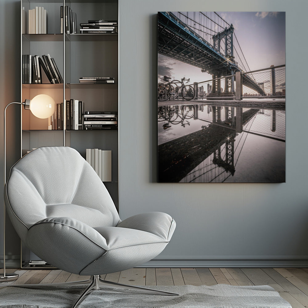 DUMBO Reflections - Poster / Art Print