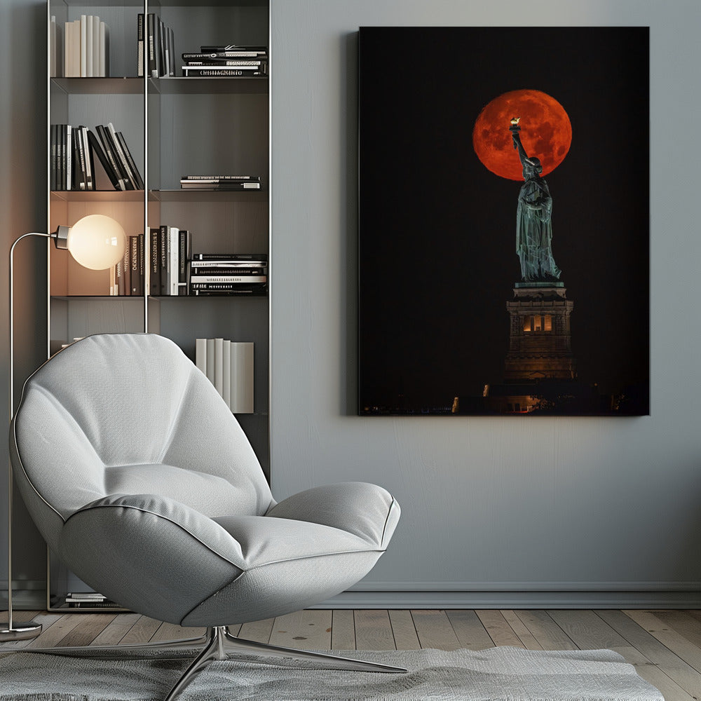 2022 july buck moon - Poster / Art Print