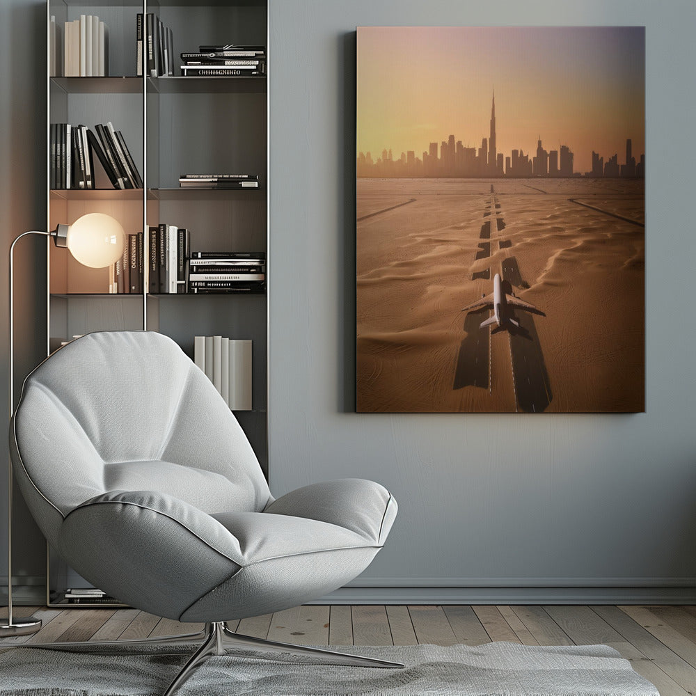 Taking off from Nowhere - Poster / Art Print