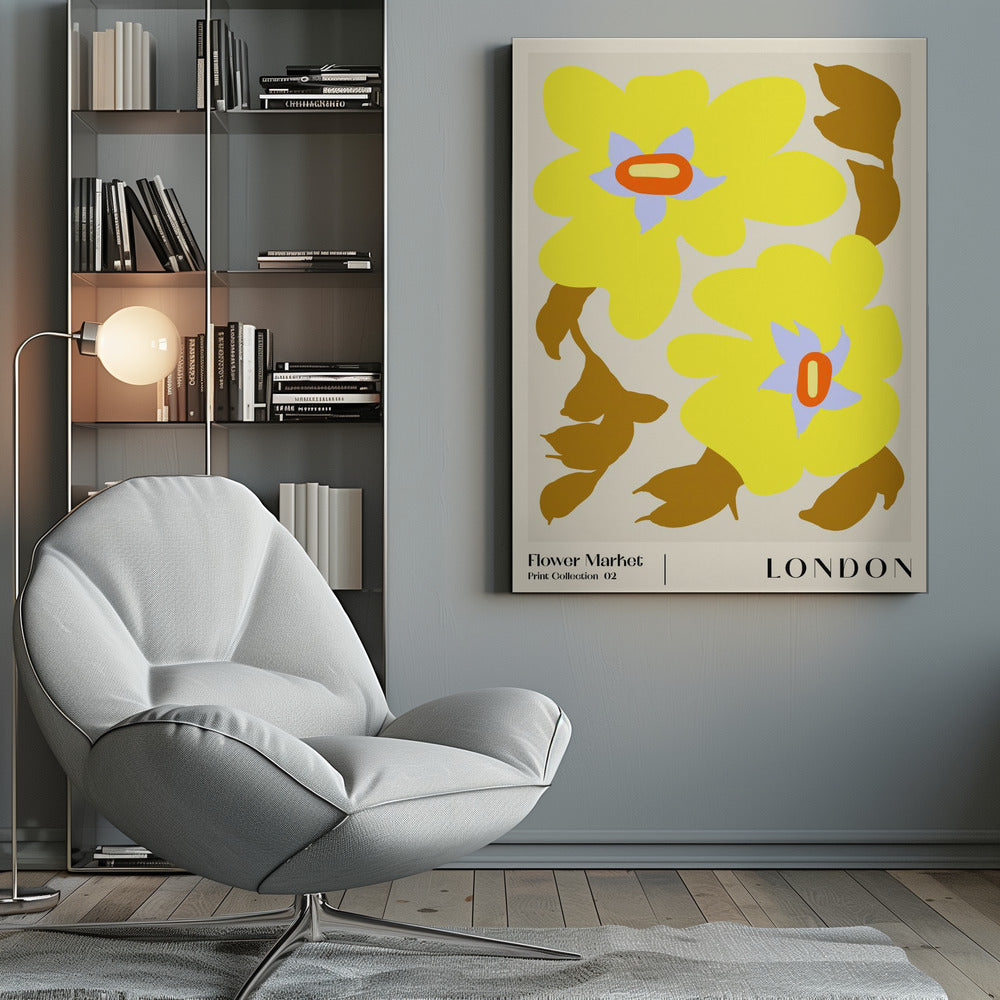 Flower Market. London - Poster / Art Print
