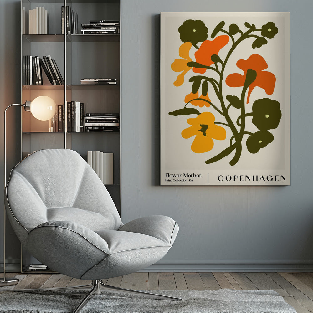 Flower Market. Copenhagen - Poster / Art Print