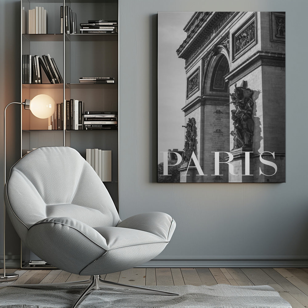 Paris Text 6 - Poster / Art Print