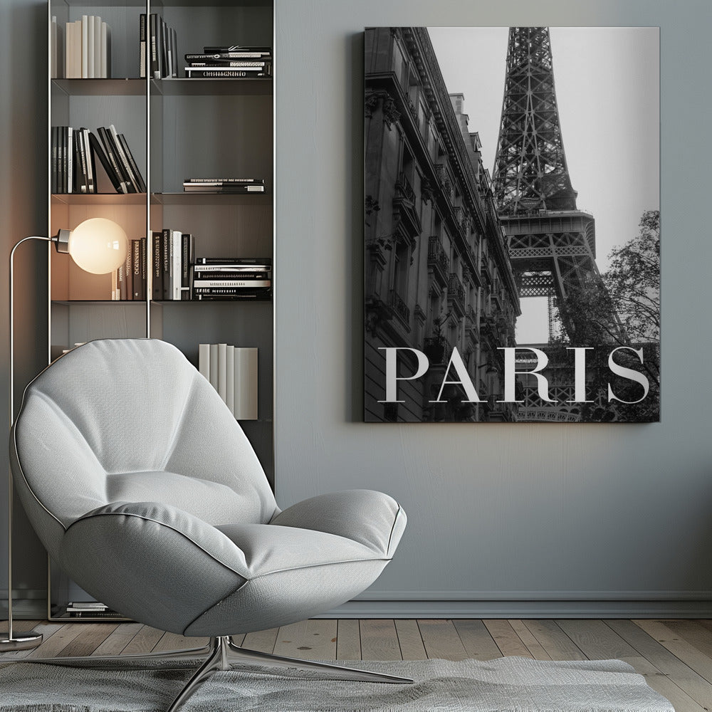 Paris Text 1 - Poster / Art Print