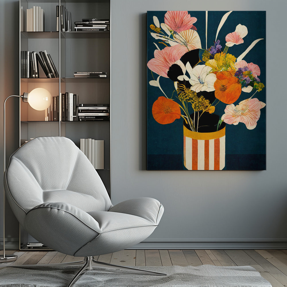 Flowers At Night - Poster / Art Print