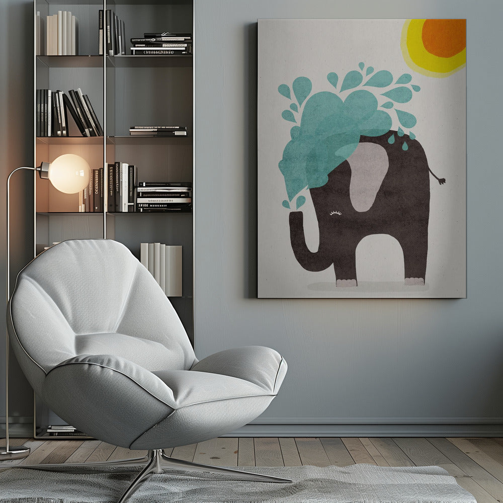 Funny elephant - Poster / Art Print