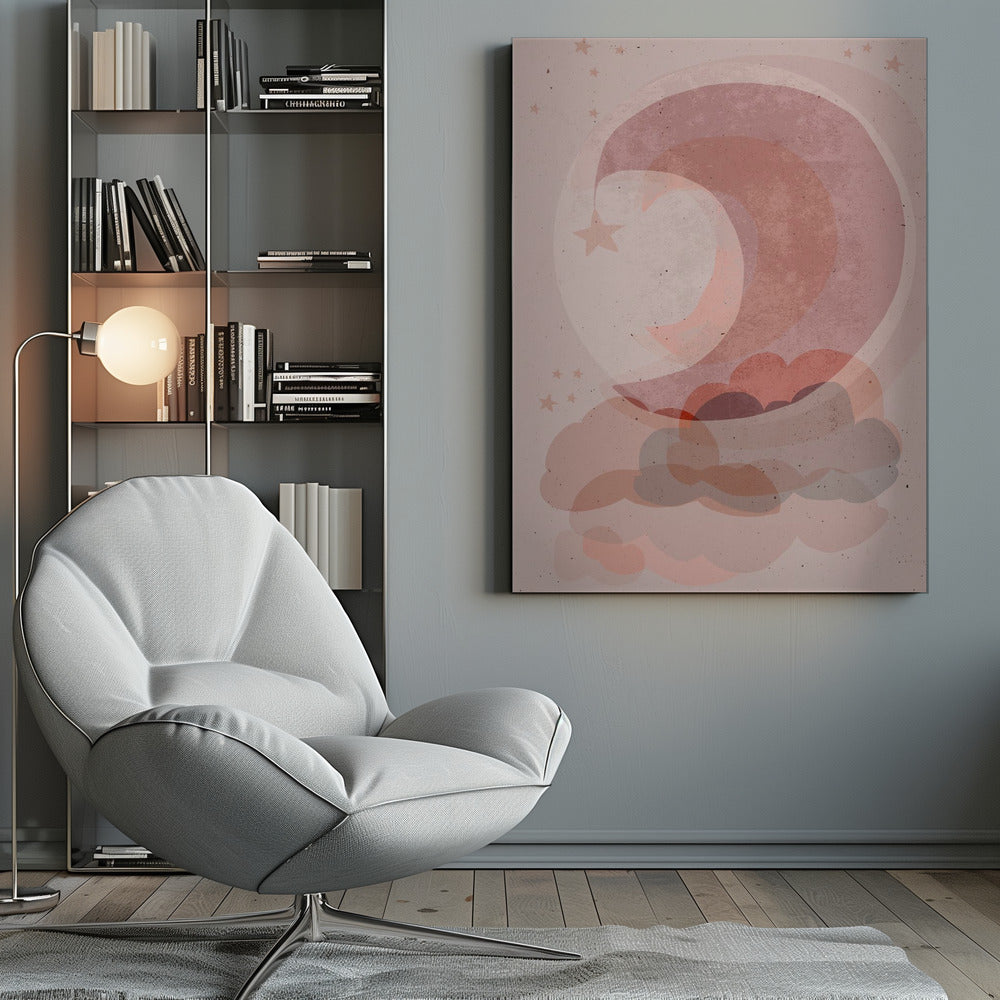 Gentle Moon - Poster / Art Print