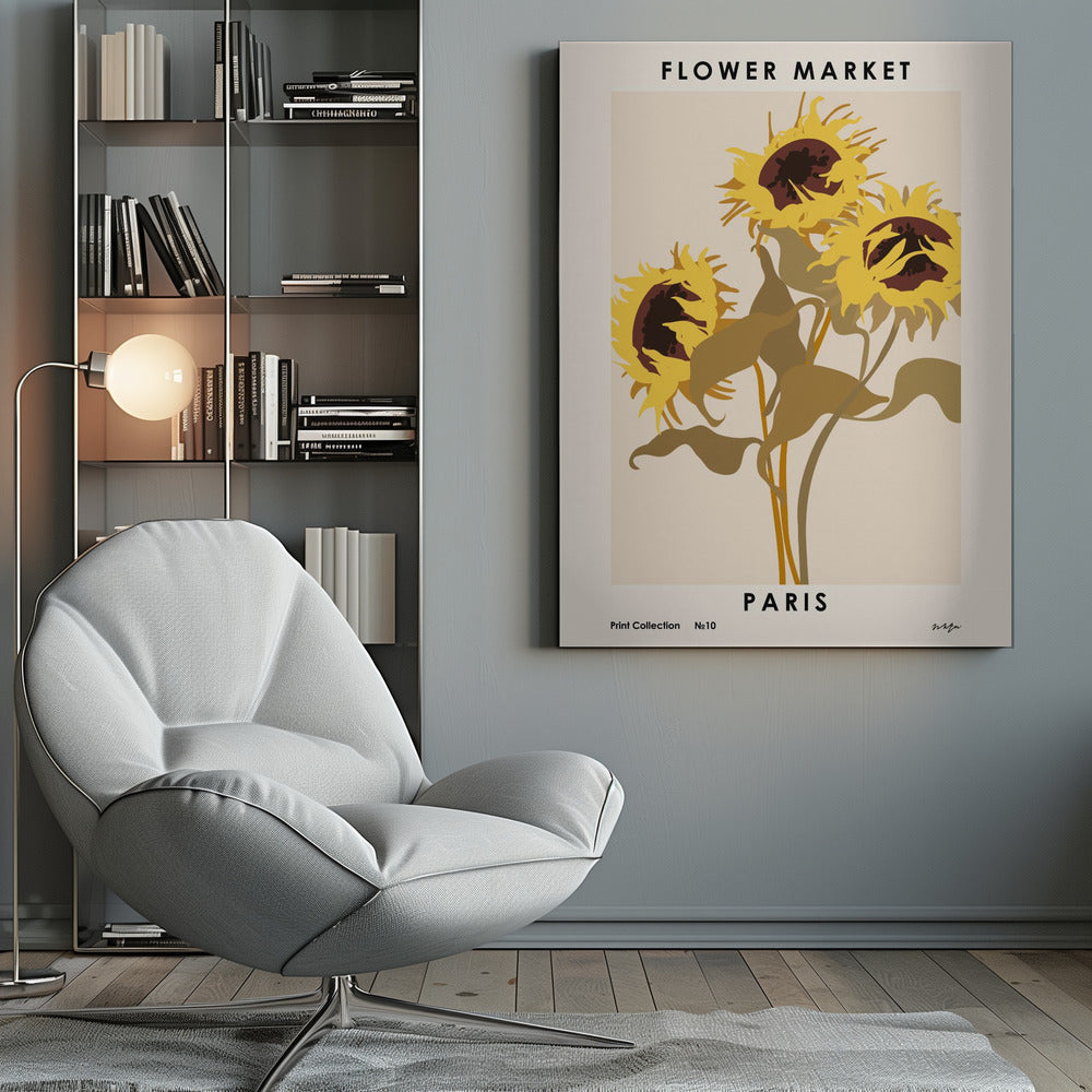 Flower Market. Paris - Poster / Art Print