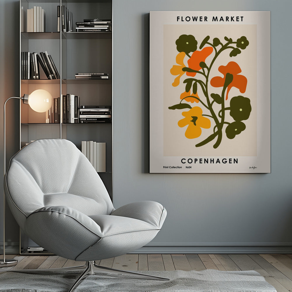 Flower Market. Copenhagen - Poster / Art Print