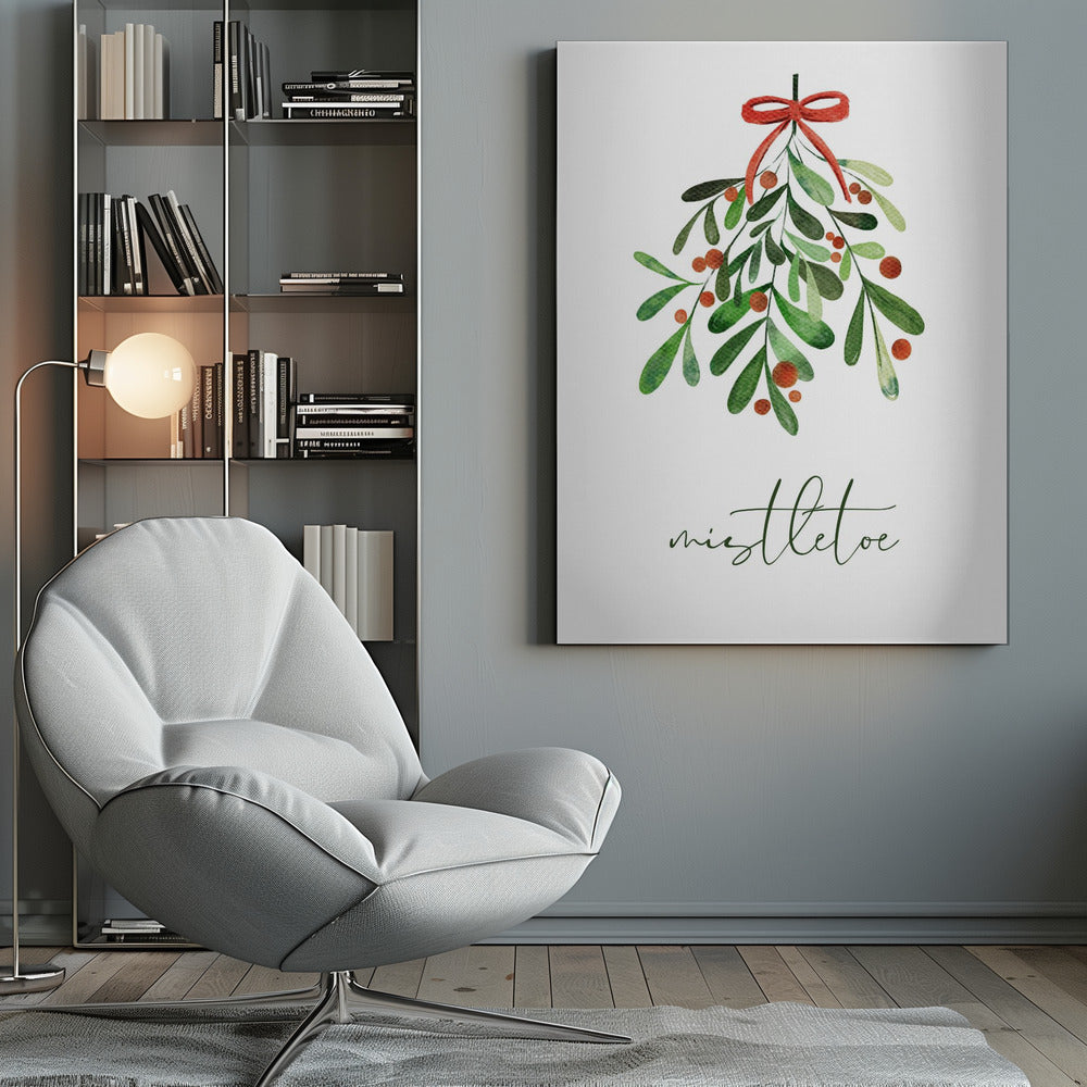 Christmas Mistletoe - Poster / Art Print