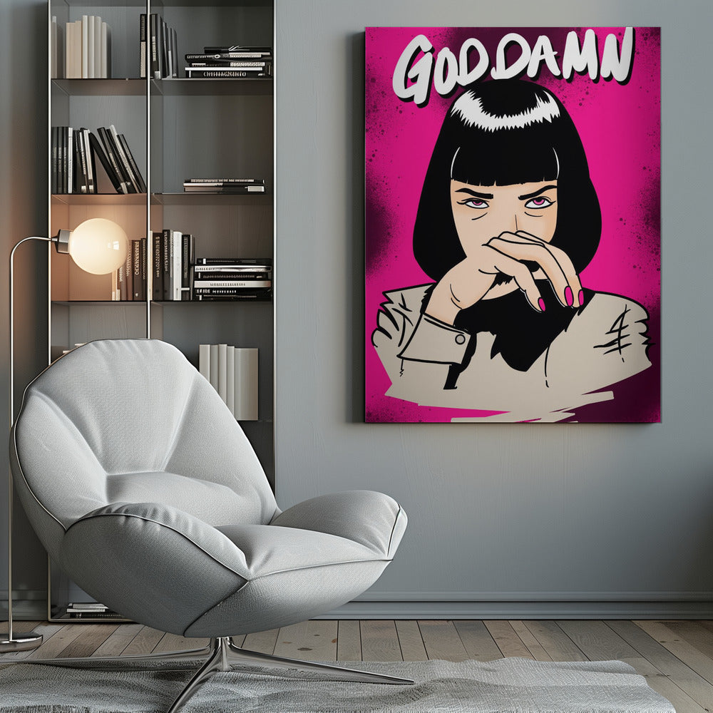 GODDAMN! - Poster / Art Print