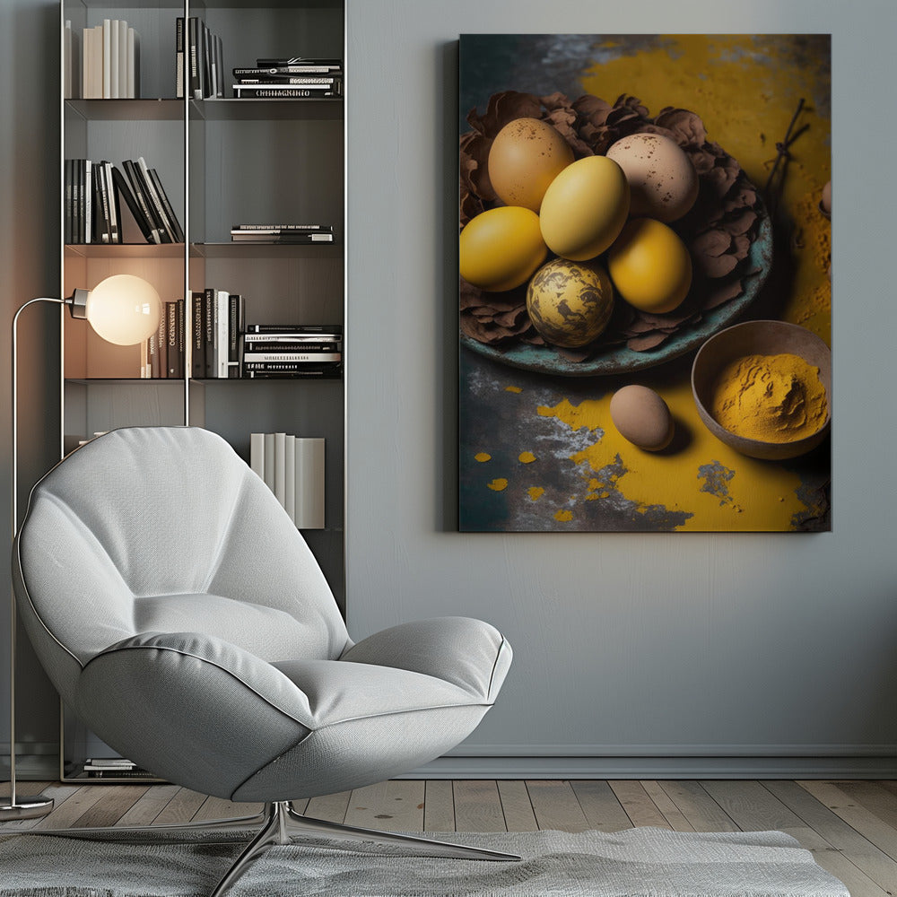 Yellow Eggs - Poster / Art Print