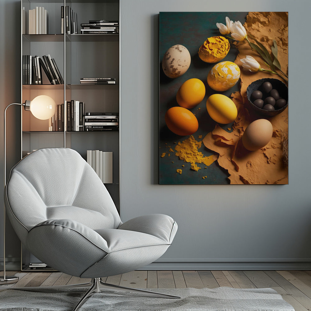 Colored Eggs - Poster / Art Print