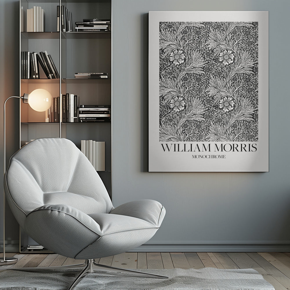 Marigold Monochrome - Poster / Art Print