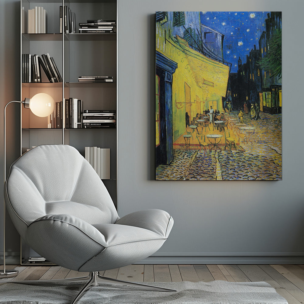 Cafe Terrace At Night - Poster / Art Print