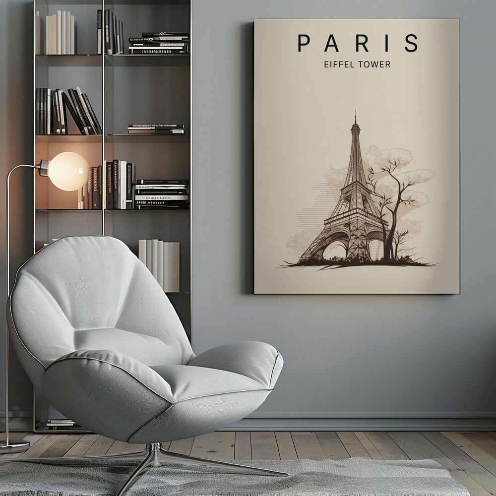 Paris Eiffel Tower - Poster / Art Print