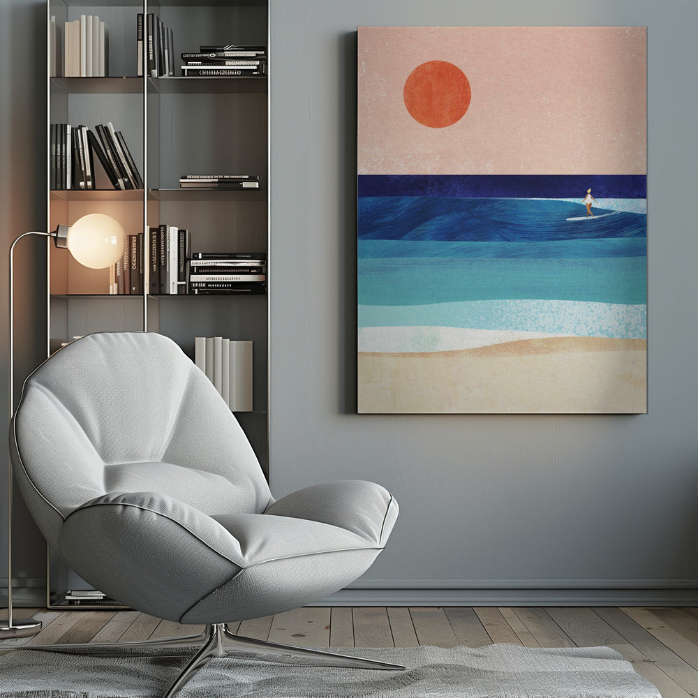 Surf Girl - Poster / Art Print