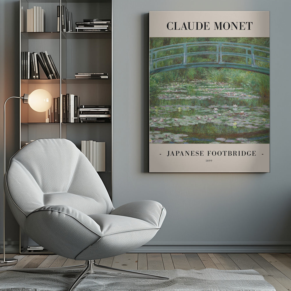 Japanese Footbridge 1899 - Poster / Art Print