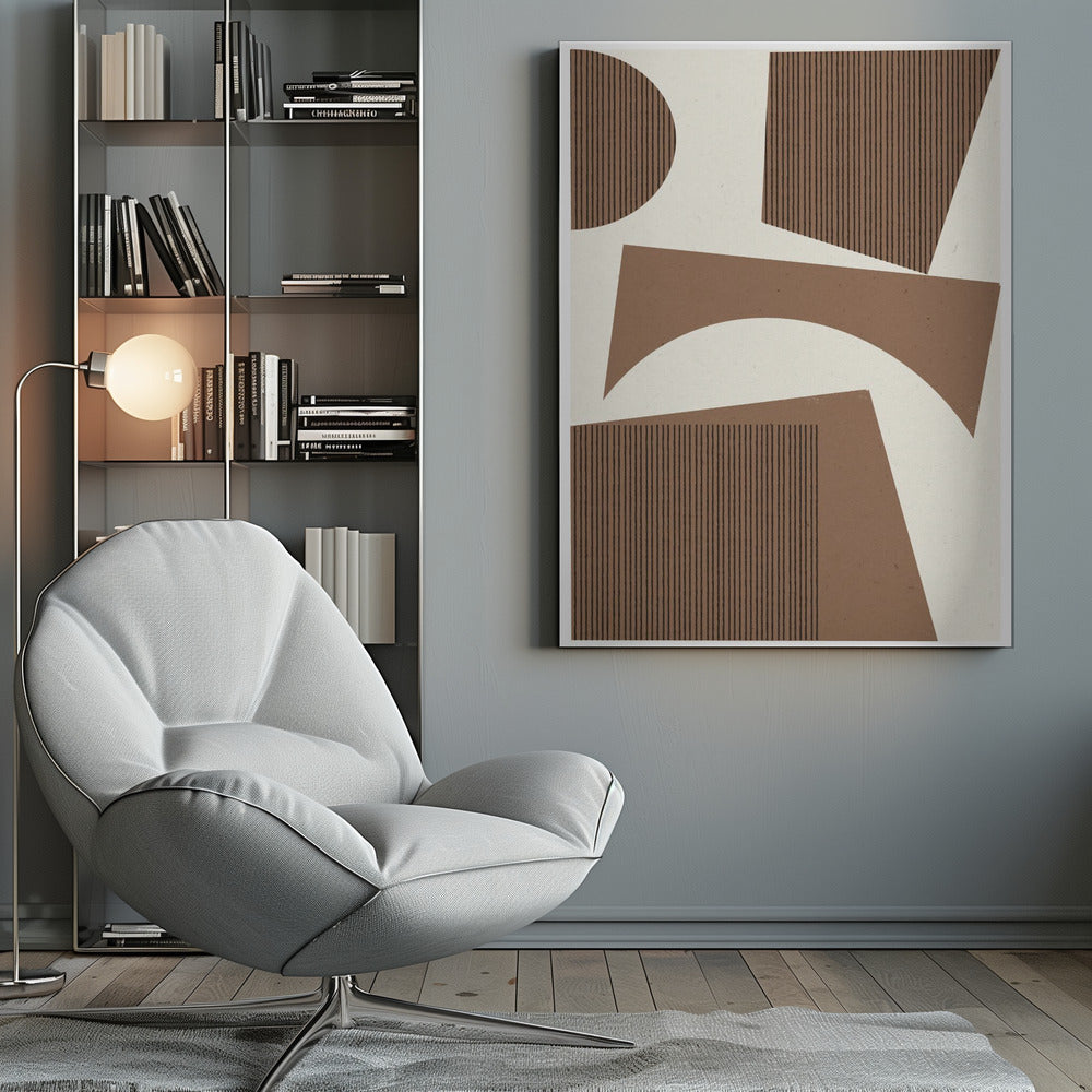 Modern Abstract Shape 02 - Poster / Art Print