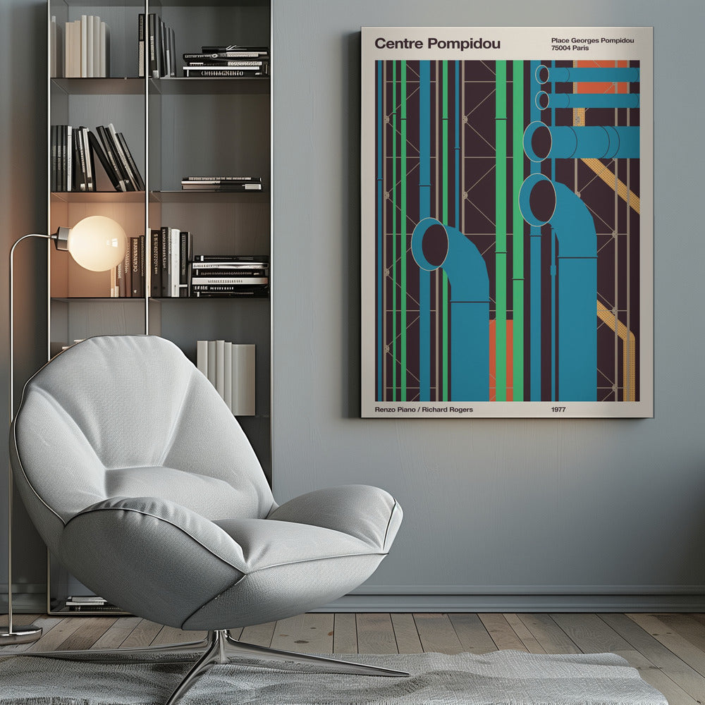 Pompidou - Poster / Art Print