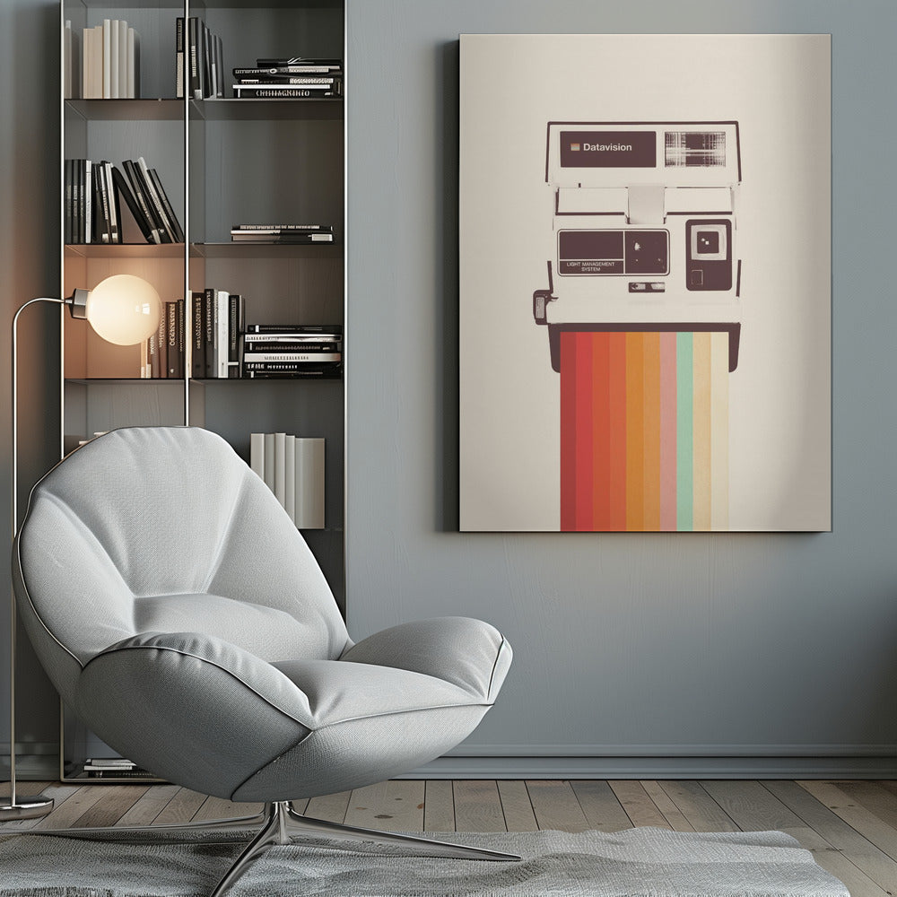 Instant Camera Rainbow - Poster / Art Print