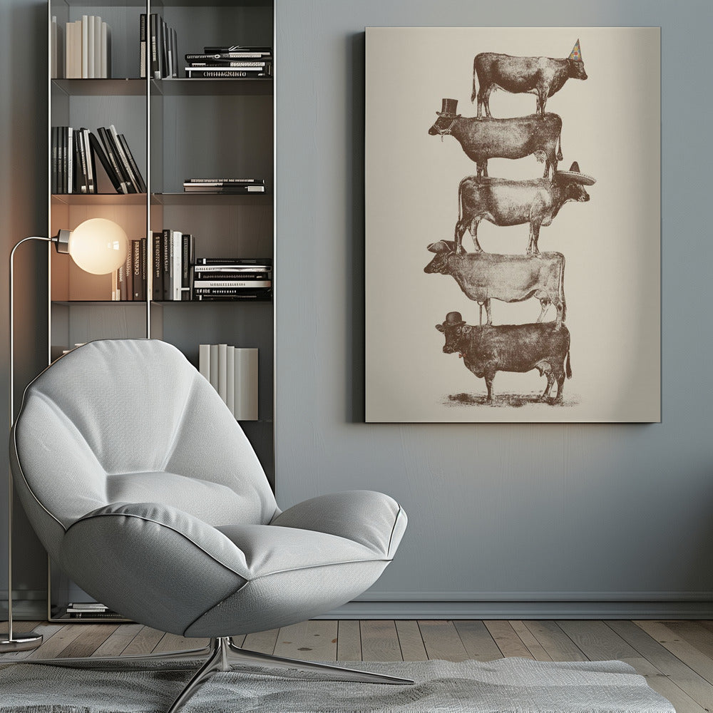 Cow Cow Nuts - Poster / Art Print