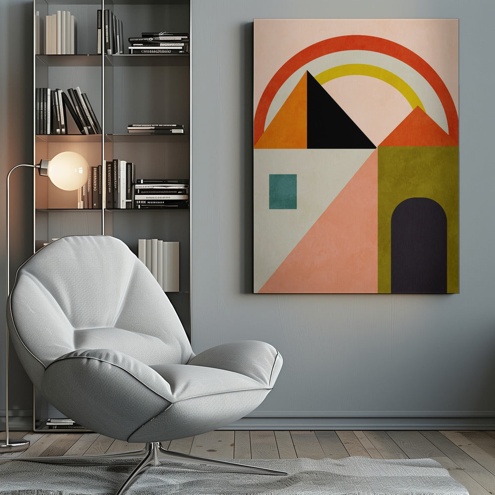 Playing Around Shapes - Poster / Art Print