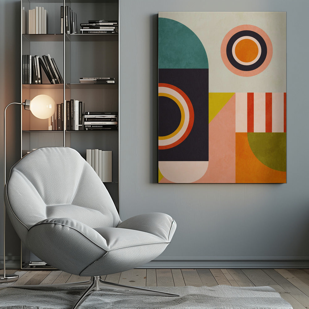 Playing Around Shapes 2 - Poster / Art Print