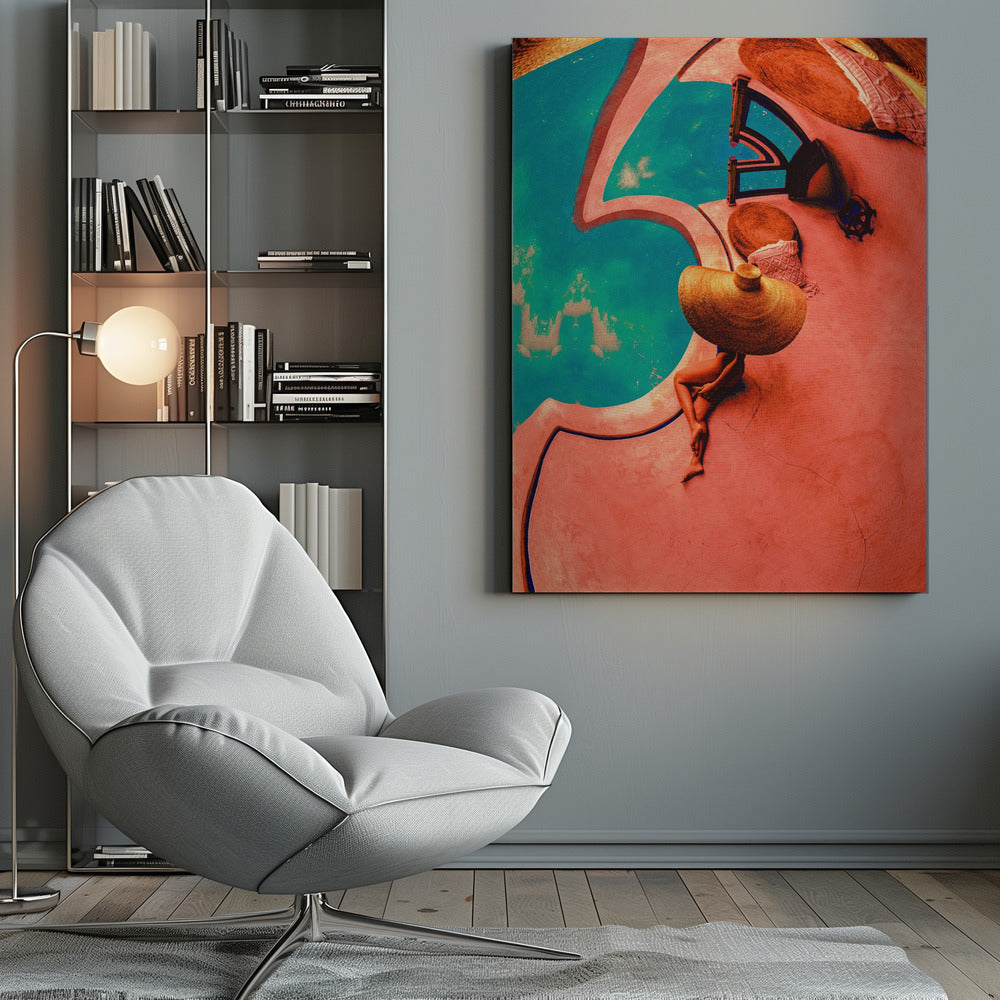 Poolside - Poster / Art Print