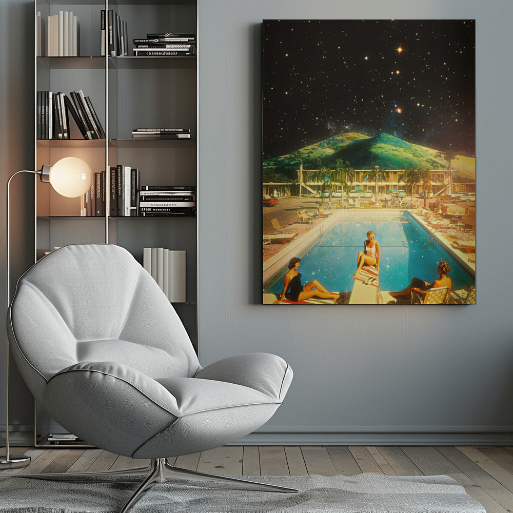 Space Pool - Poster / Art Print