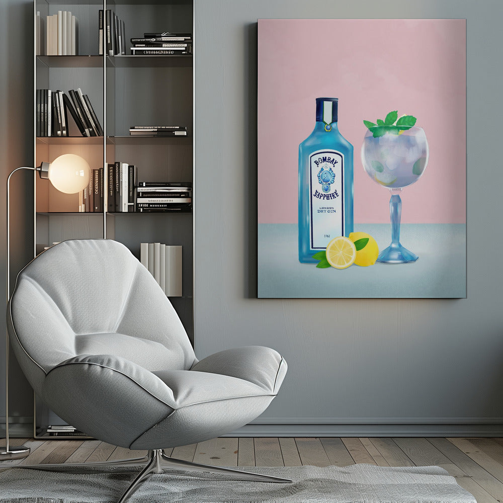 Gin Cocktail - Poster / Art Print