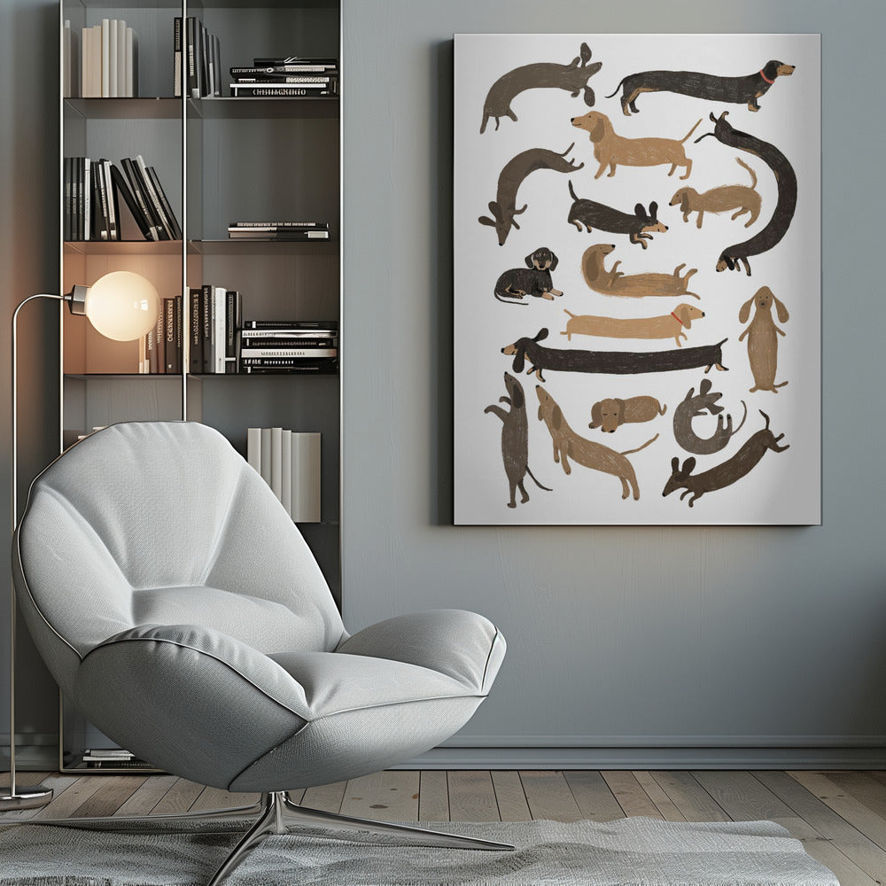 Dachshund Print - Poster / Art Print