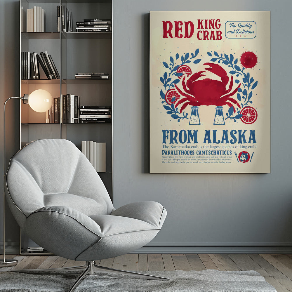 Crab kitchen print - Poster / Art Print