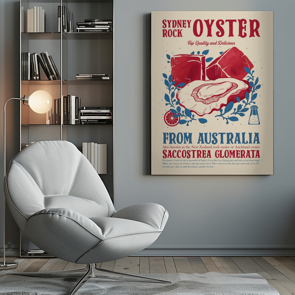 Oyster kitchen decor - Poster / Art Print