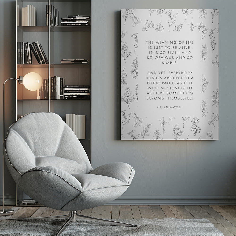 Alanwatts - Poster / Art Print