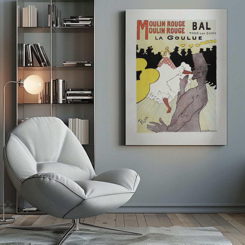 Affiche Pour Le Moulin Rouge la Goulue (1898 - Poster / Art Print