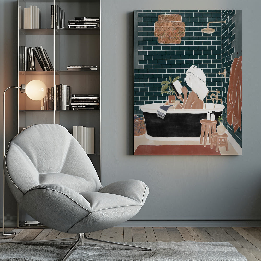 Bathroom Babe - Poster / Art Print