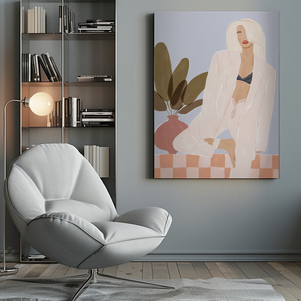 Too Lazy To Yoga - Poster / Art Print