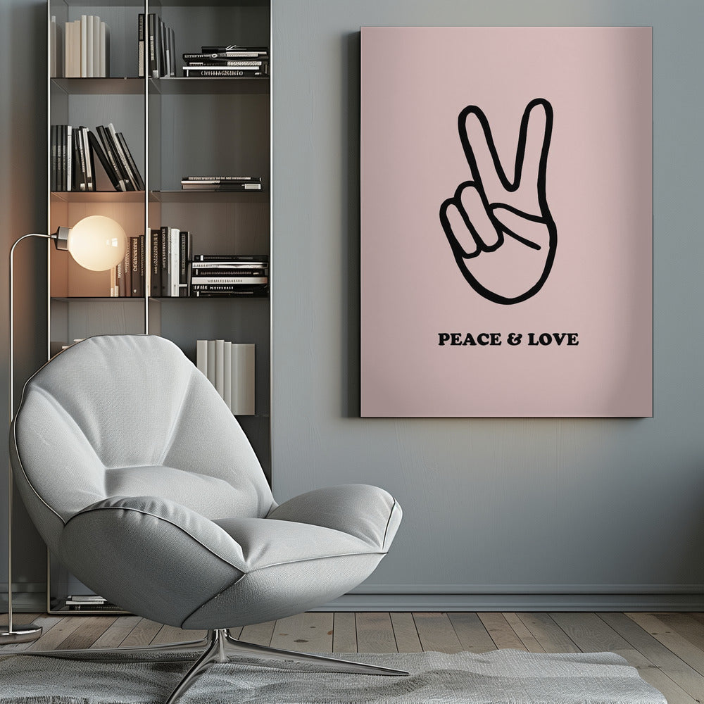 Peace & Love - Poster / Art Print