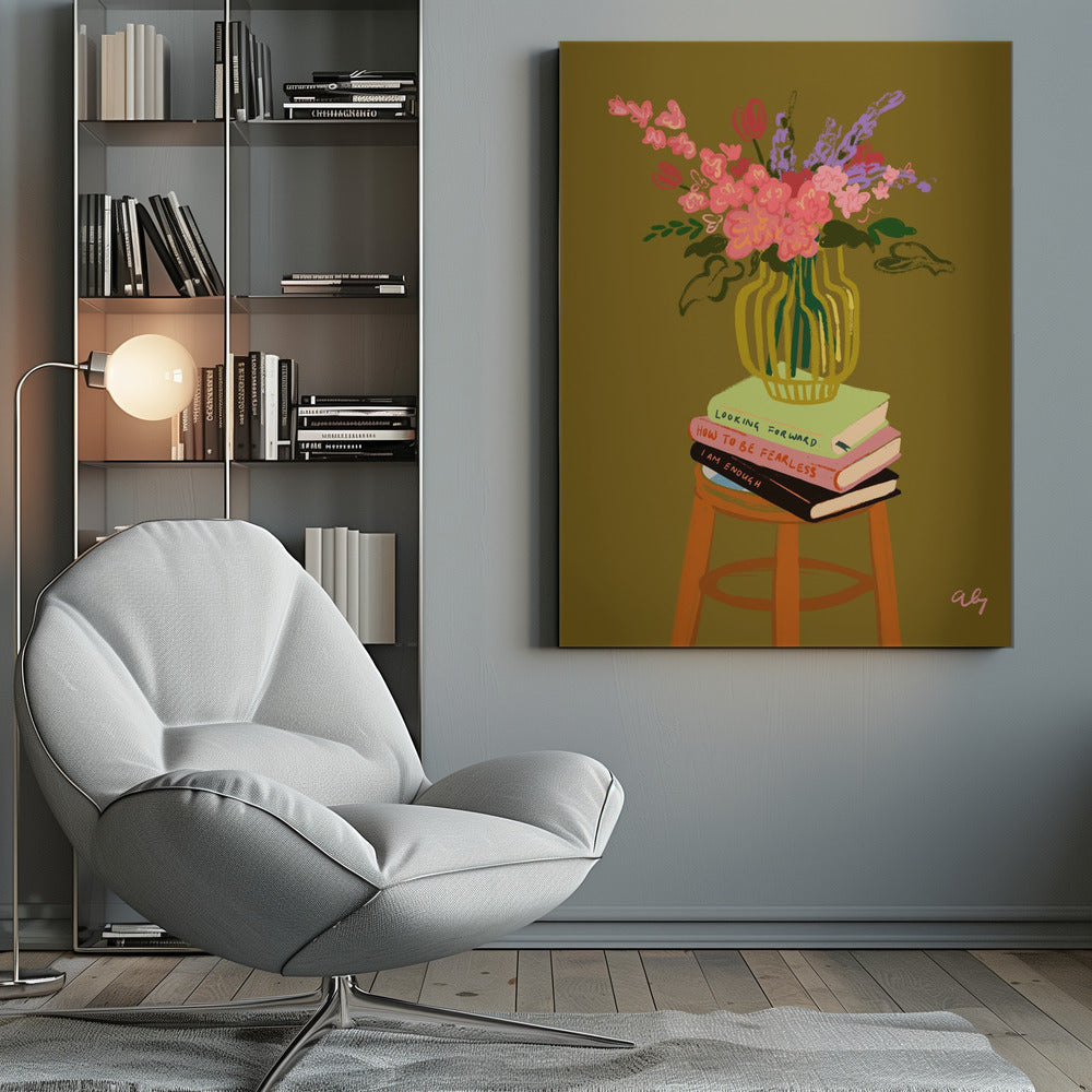 Floral Vase - Poster / Art Print