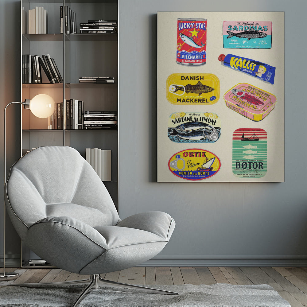 Canned Fish - Poster / Art Print