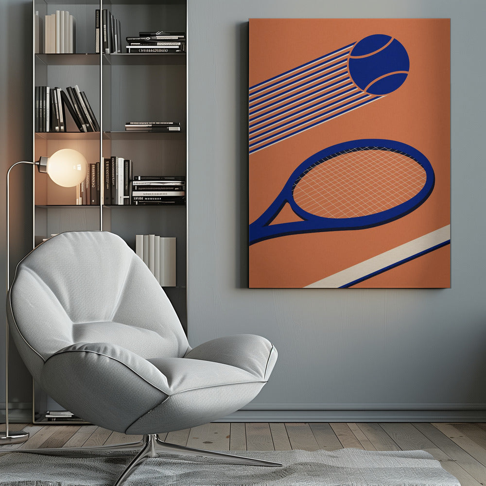 Tennis 80s - Poster / Art Print