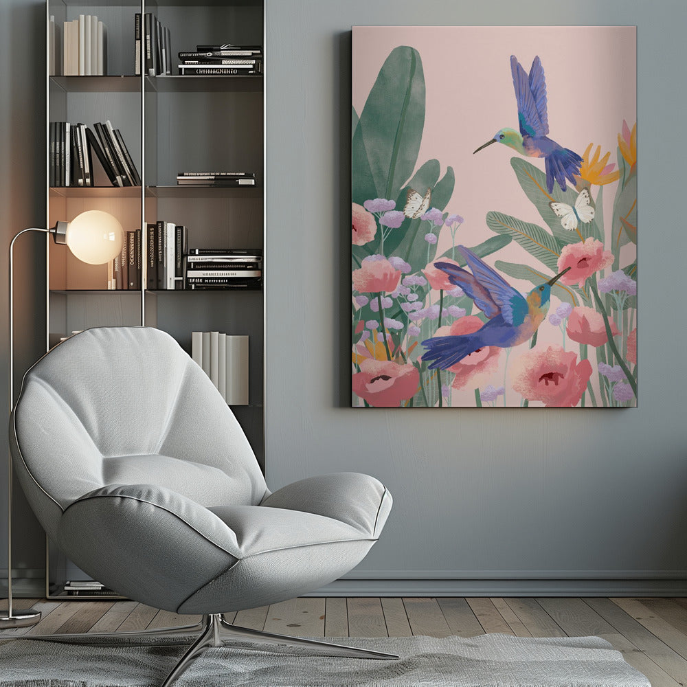 Hummingbirds - Poster / Art Print