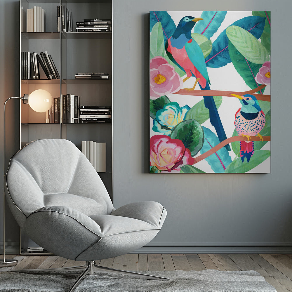 Birds of Spring - Poster / Art Print
