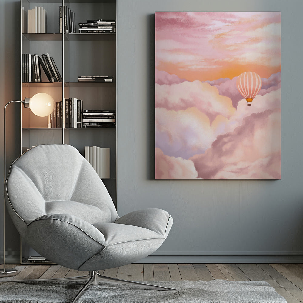 In the Clouds - Poster / Art Print