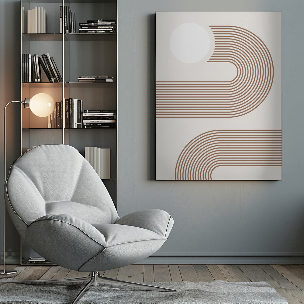 Beige Arc Poster No.2 - Poster / Art Print