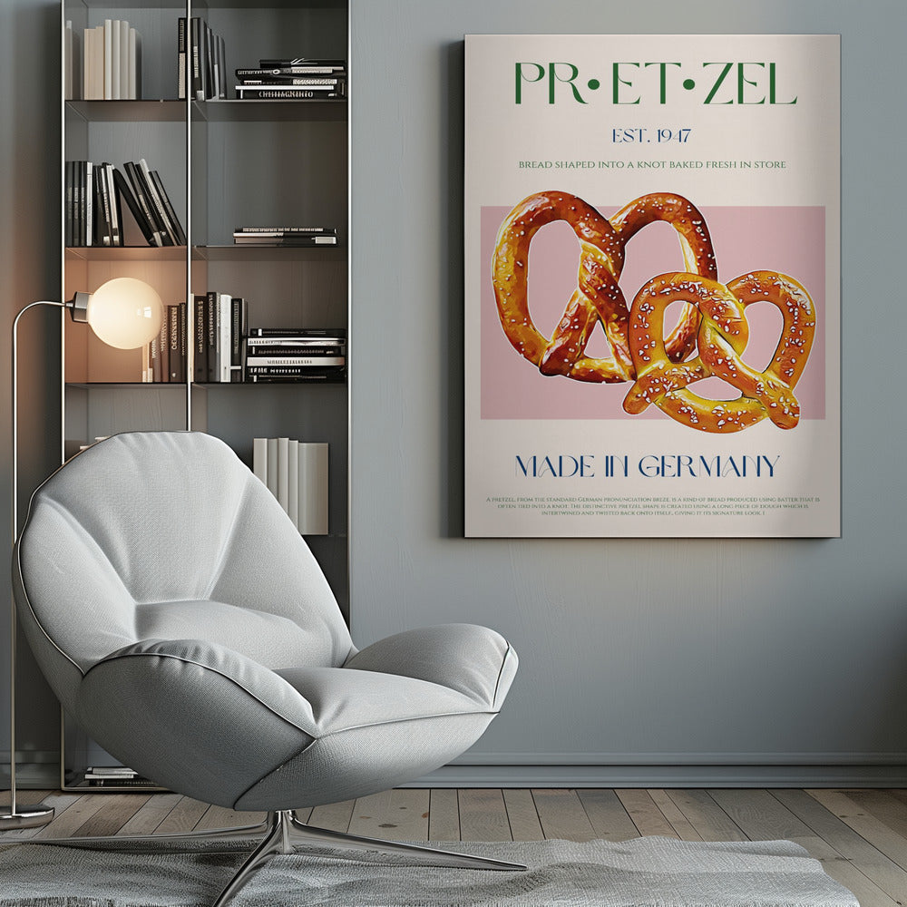 Pretzel Print - Poster / Art Print