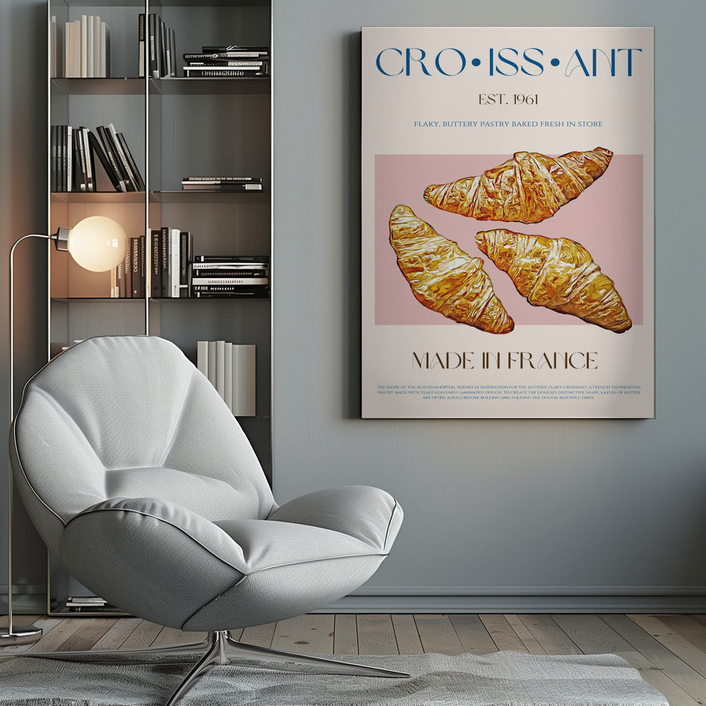 Croissant Print - Poster / Art Print