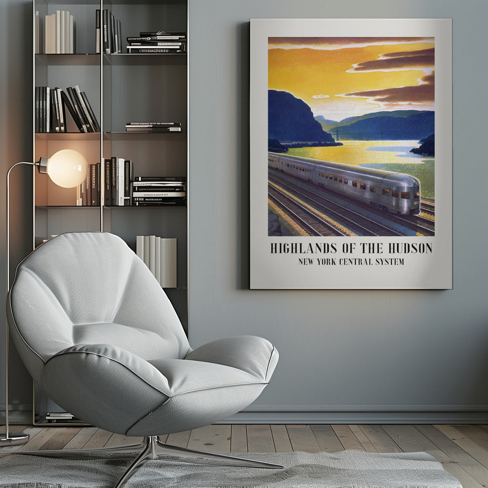 Highlands of the Hudson  New York Central System - Poster / Art Print