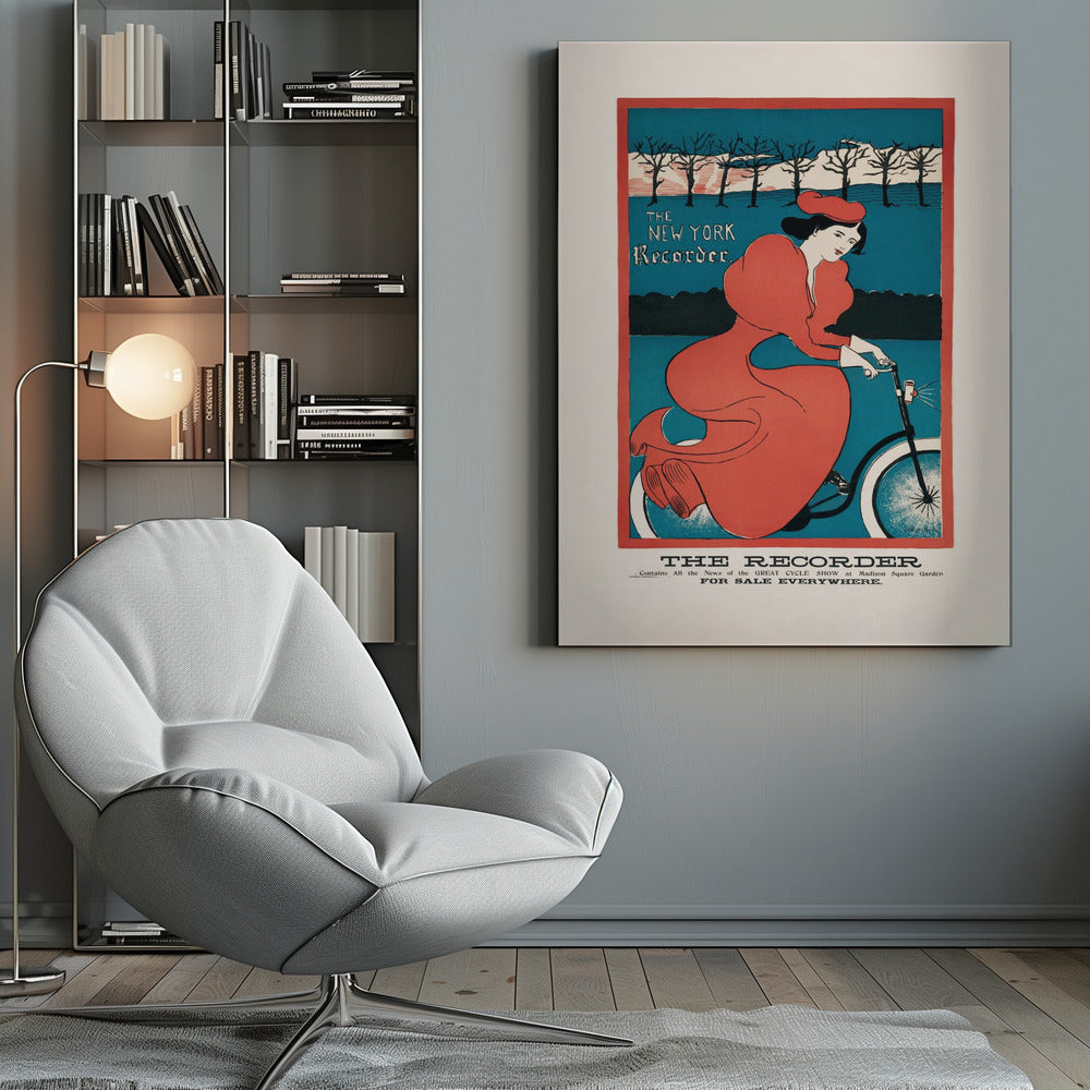 The New York Recorder (1895) By GF Scotson Clark - Poster / Art Print