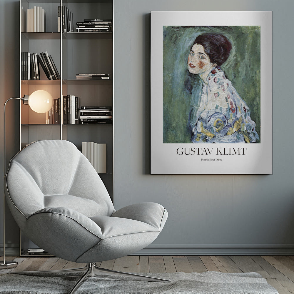 Porträt Einer Dame (1916–1917) Poster - Poster / Art Print